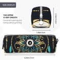 thumbnail image 3 of Honeii Boho Dreamcatcher Pattern Pencil Case, Pencil Pouch, Pencil Case Small, Pencil Pouch Aesthetic, PVC Pencil Pouch, Pencil Bag, Makeup Pouch, 3 of 7