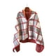 thumbnail image 1 of Inteprter Manta de poliéster para invierno y otoño, portátil, plegable, de repuesto, reutilizable, Rectangular, térmica, cálida, para mantener el Suministros térmicos Rojo Blanco Tipo 1 Inteprter HA071591-02, 1 of 6