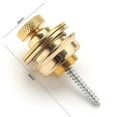 thumbnail image 6 of 4Pcs Non-Slip Guitar Strap Lock Guitar Belts Buckle Button Thread for Acoustic Electric Guitar Strap Parts Accessories-Gold & Silver, 6 of 8