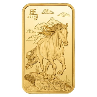 2026 1 oz PAMP Suisse Lunar Horse Gold Bar (in Assay) - Walmart.com