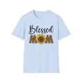 thumbnail image 2 of Blessed Mom, Gildan Unisex Softstyle T-Shirt, Sunflower Graphic Tee, S-3XL, 2 of 5