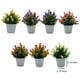 thumbnail image 3 of Matsuzay Bonsái de plantas artificiales, flores y plantas de imitación para interiores o exteriores, flores artificiales ecológicas Decoración amarillo, 3 of 6