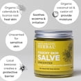 thumbnail image 2 of Touchy Skin Healing Salve, Eczema Treatment, Natural Eczema Ointment, Sensitive Skin, Dry Hands Feet Elbows, Cuticles, Comfrey Salve, Calendula Salve, Licorice Salve, Plantain Salve, Ora's Amazing Touchy Skin Salve 1oz & 4oz Pack, 2 of 9