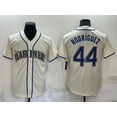 thumbnail image 1 of Baseball Jersey Mariners Fan Edition Mariners 24# Griffey 44# Copy Player Name Jersey -GTV, 1 of 2