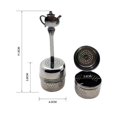 thumbnail image 4 of HLONK Tea Strainer  Long Handle  Multi Purpose  Tea Accessories Reusable Portable Tea Infuser for Loose Tea Spices Seasonings Cup and Teapot Kitchen, 4 of 8
