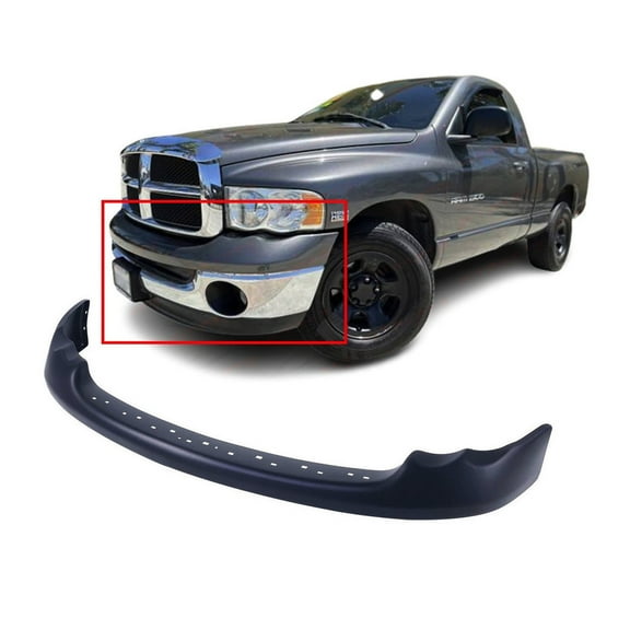 DCP Primed Front Bumper Upper Cover For 2002-2005 Dodge RAM 1500 2500 3500