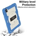 thumbnail image 2 of Rugged Case for iPad Pro 11 Inch 5th Generation 2024 (A2837 / A3006), Heavy Duty Protection Case with Shoulder Strap + Pencil Holder + 360° Rotating Hand Strap + Kickstand 3 In 1 Cover, Skyblue, 2 of 11