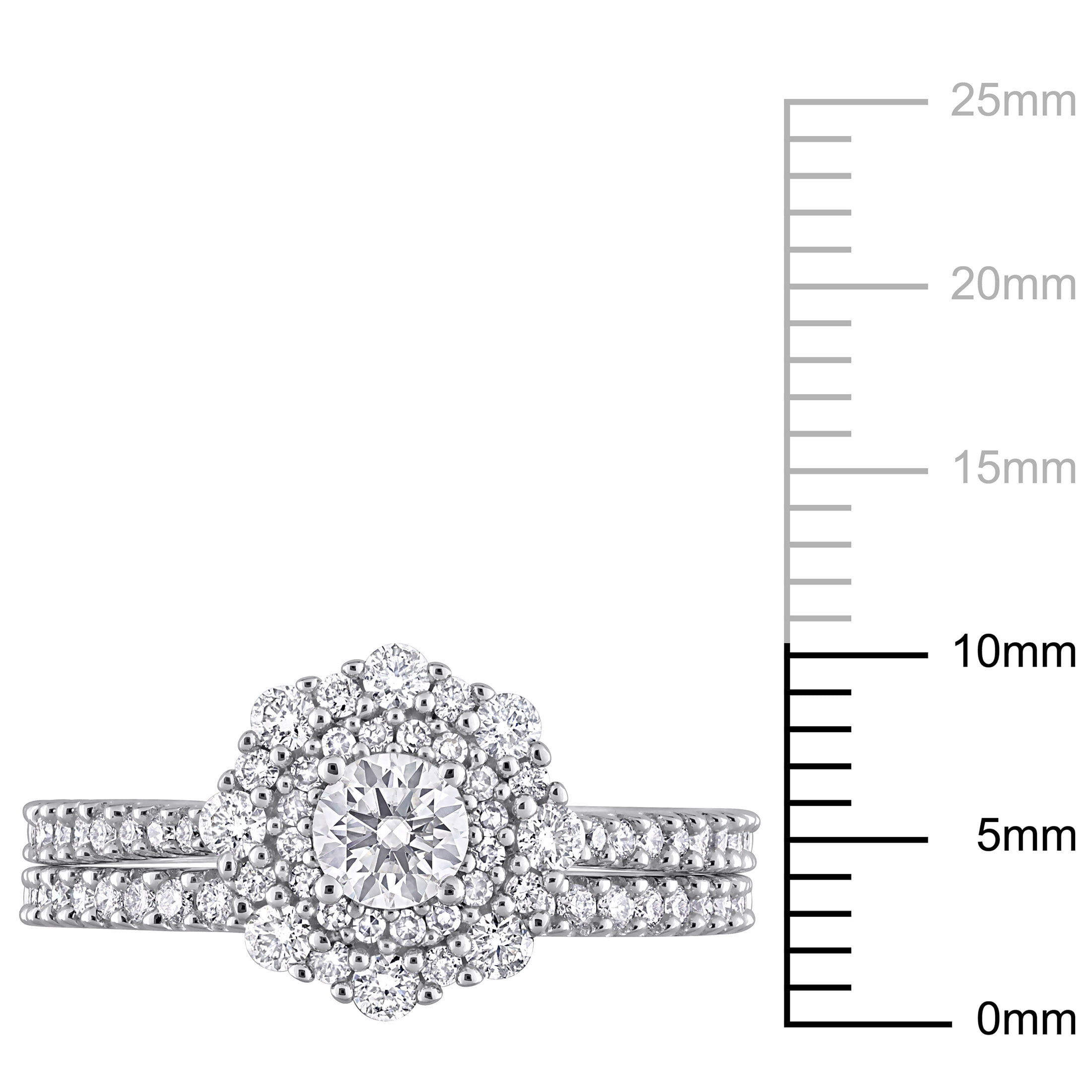 Everly Women's Diamond 14k White Gold Bridal Set