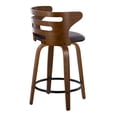 thumbnail image 6 of Cosini Counter Stools for Kitchen Counter in Walnut Wood, Counter Height Chairs, Bar Stools Set of 2, Counter Height Chairs, Bar Stools For Kitchen Island, 6 of 6