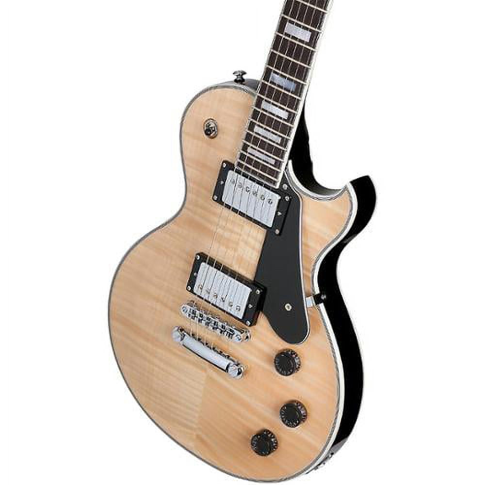 Schecter Solo-II Custom Singlecut Electric Guitat - Gloss Natural w/Black Back