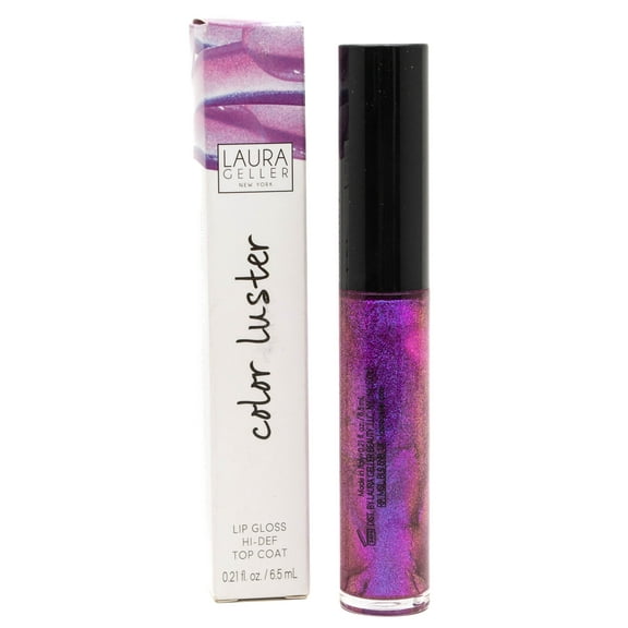 Laura Geller COLOR LUSTER High Def Lip Gloss Top Coat, Amethyst Glaze .21 fl oz .11 fl oz
