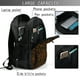 thumbnail image 4 of Fotbe Color Music Mochila con Estampado y Puerto USB para Hombre y Mujer, Mochila Antirrobo, Mochila de Viaje, Mochila Escolar, Mochila Universitaria, 4 of 7