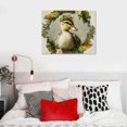 thumbnail image 5 of Orinice Duckling with Flower Crown,Farmhouse Nursery Decor-Kids Bedroom-Farm Animal Home Decor for Girls-Teens or Kids Room-Baby Bedroom-Nursery - Great Shower Gift- 20x16in, 5 of 6