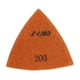 thumbnail image 2 of Almohadillas de lija de papel de lija triangulares de diamante de 80 mm para herramientas oscilantes de grano 200 80mm 200 Zulema Almohadillas de pulido de diamante, 2 of 8