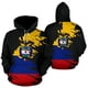 thumbnail image 3 of Sudadera con capucha con estampado 3D del escudo de armas de la leyenda de Colombia para hombre, sudadera con capucha para hombre, ropa de abrigo unisex para mujer, 3 of 5