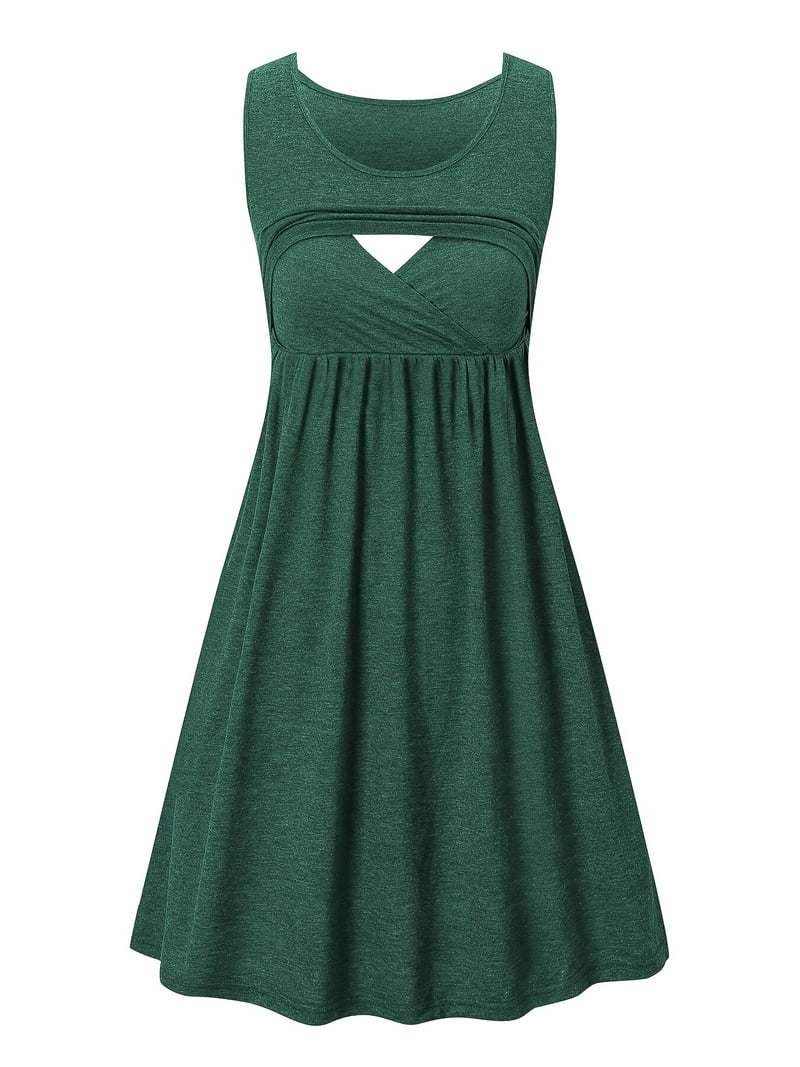 white christmas dresses Buy Front-Open Maternity Dress main image 1