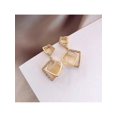thumbnail image 3 of Simple Golden Unique Earrings High-End Earrings Light Luxury Temperament Earrings Earrings, 3 of 7