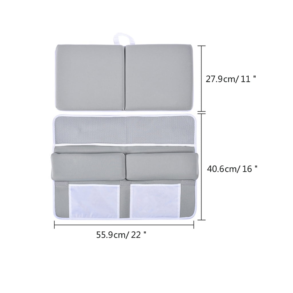 Tizuqe Baby Bath Kneeler with Elbow Rest Pad Set Thick Bathtub Kneeling Mat for Knee