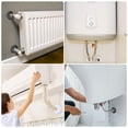thumbnail image 6 of 29mm Plumbing Cover Plates, 9 PCS Wall Split Flange Pipe Cover Decoration Escutcheon Plate Collar Flange Water Pipe Cover Decoration PP Plastic for Wall Pipe Tube Hole, White, 6 of 7