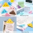 thumbnail image 2 of Clip para documentos de 36 piezas Clips de papel triangulares Clips protectores de esquinas de papel Clips de esquinas para libros TUNC Sencillez, 2 of 5