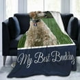 thumbnail image 3 of Personalised Photo Blankets Custom Picture Throw Blanket Birthday Gifts for Adults, Girlfriend Boyfriend Wife Husband Mom Dad Friend, 3 of 6