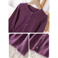 thumbnail image 4 of UACY Girls Cardigan Sweater School Uniforms Toddler Long Sleeve Button Knit Solid Sweaters Tops, 4 of 5