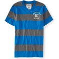 thumbnail image 1 of Camiseta gráfica con cuello en V Aeropostale para hombre azul grande, 1 of 2