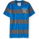 thumbnail image 1 of Aeropostale playera gráfica con cuello en V a rayas para hombre, azul, XX-Large Aeropostale  Camiseta gráfica, 1 of 2