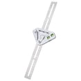 thumbnail image 4 of Woodworking Combo Square Tool Metal 180 Degree Angle Finder Ruler Measuring Tool 13.78 x 3.31 x 0.79 Inches, 4 of 9