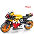 thumbnail image 1 of Bloques de construcción de motocicleta todoterreno para niños y adultos, vehículo de carreras de velocidad, MOC, regalo, ciudad, 2023, 1 of 4