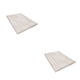 thumbnail image 4 of Bearachild Alfombrilla de baño antideslizante con fondo de TPR para un paso seguro antideslizante de felpa absorbente blanco 40*60cm Blanco 40*60cm 2Conjunto, 4 of 6