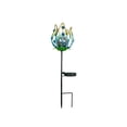 thumbnail image 1 of Luz Solar De Jardín De Hierro Forjado Lámpara De Exterior De Hierro Forjado Led Para Exteriores Lámpara De Jardín De Flores De Simulación De Hierro Forjado Vogacara HA025025-01, 1 of 7
