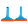 thumbnail image 1 of Unique Bargains 2 Pcs Raclette de Pare-Brise de Voiture, Raclette de Douche en Silicone Bleu, 1 of 9