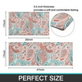 thumbnail image 7 of Pink Paisley and Floral Pattern Kitchen Rugs Sets Of 2,Anti Fatigue Kitchen Mat Rugs Non Slip Washable,Decorative Kitchen Floor Mats for Kitchen,Sink,Laundry,17"x30"+17"x47", 7 of 7