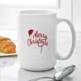 thumbnail image 6 of CafePress - Merry Christmas Mugs - 15 oz Ceramic Large White Novelty Mug, 6 of 6