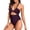 Wine, variant on Sngxgn Bathing Suit for Women Print Swimsuits Criss-Cross Back V Neck Bathing Suits Padded Training Swimwear(AG,XXL)