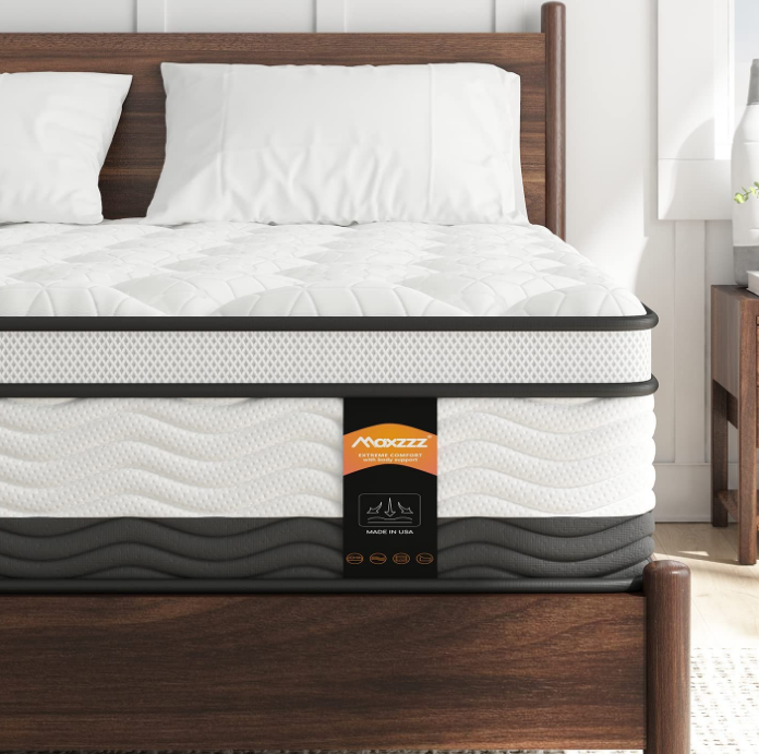 King Mattress in a Box 14 Inch Bamboo & Gel Infused Memory Foam Pocket