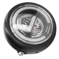 thumbnail image 4 of Motorcycle Headlight, Metal 14.35w Round Headlamp  For Scooter, 4 of 8