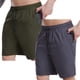 thumbnail image 1 of Pantalones de fitness de 2 piezas Pantalones cortos de baloncesto con cordón de bolsillo para hombre Pantalones de entrenamiento para correr de secado rápido, 1 of 6