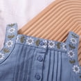 thumbnail image 4 of vigerkar Toddler Girl Outfits Ruffled Camisole and Elastic Pants Set 3-7 T (Blue, 4-5 Years), 4 of 8