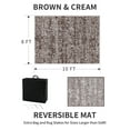 thumbnail image 6 of VUNATE Outdoor Rug 8x10 Patio Rug Clearance Plastic Waterproof Outdoor Mat for Picnic RV Porch Camping Reversible Outside Rug Brown Beige, 6 of 6