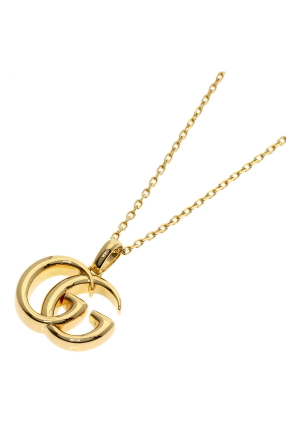 Pre-Owned Gucci GG Running Long Necklace, 18K Yellow Gold, Women's