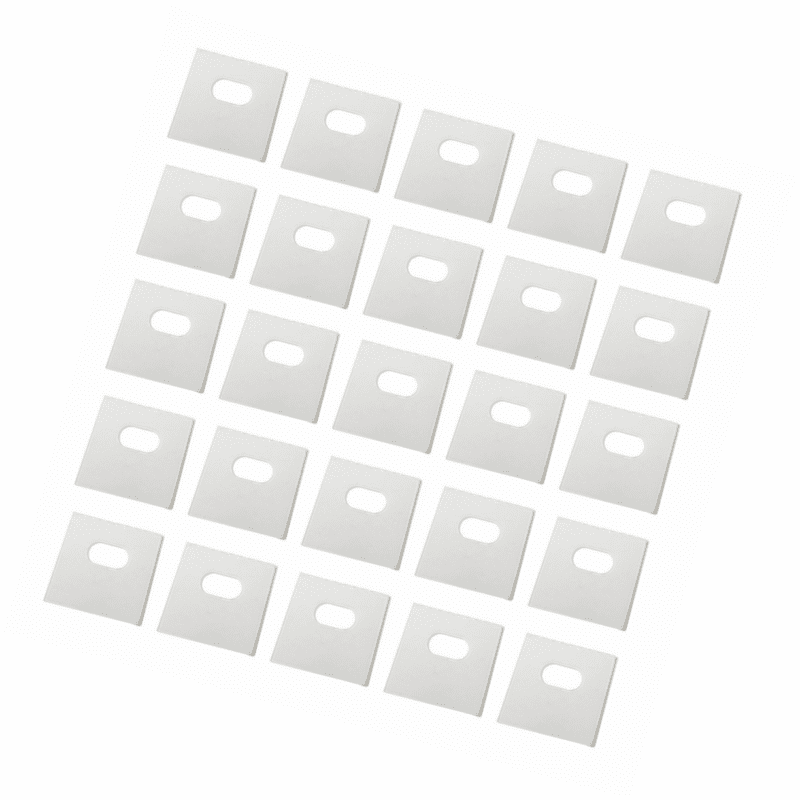 Impresa Products 25-Pack of Clear Paper Vertical Blind Repair Tabs / Vertical Blind Tabs / Blind Fixers