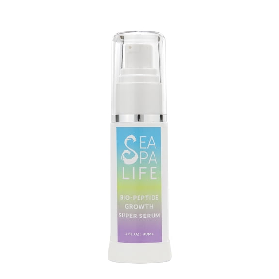 Sea Spa Life Bio-Peptide Growth SUPER Anti Aging Serum Plump Hydrate & Nourish BioPeptides Collagen Neuropeptides Anti-Wrinkle Bioactive Growth Factors Cellular Rejuvenation Oligo Elements Amino Acids