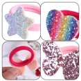 thumbnail image 3 of 12 lazos para el pelo para niñas, linda banda de goma sin costuras brillante para niños, soportes para cola de caballo para niños pequeños, 3 of 6