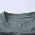 thumbnail image 3 of FRSASU Men's Pocket T-Shirt, Cool & Breathable Cotton Tees, Loose Fit Undershirts for Men Blue, 3 of 8