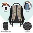 thumbnail image 4 of Yuyamidu Deer Camo Bow Kids Backpack for Teens 13-16, Lightweight Middle School Book Bag, Portable Shoulder Bag for High School Girls, 4 of 7