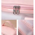 thumbnail image 4 of Toiletry Carry Pouch Matte Plastic Portable Cosmetic Bag Travel Storage Pouch, 4 of 10