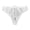 White, variant on Panties for Womens Underwear Low Waist Cotton Lace Hollow Out Sexy Thong White One Size