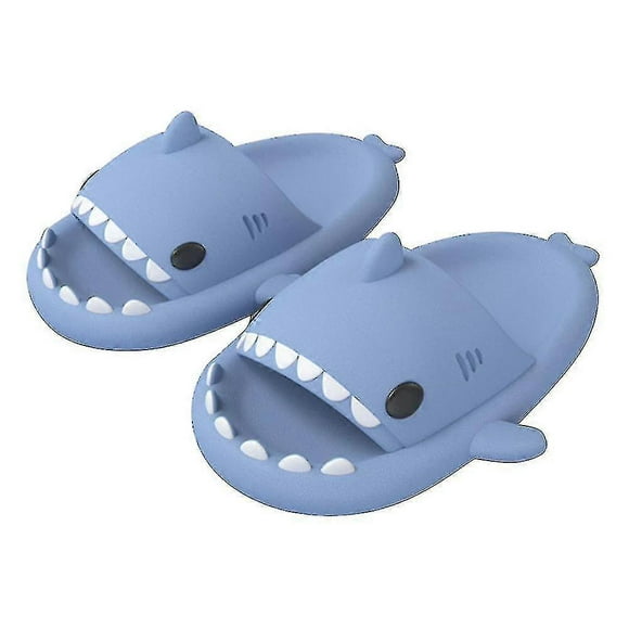 Shark Slippers Shark Cloud Slippers Cloud Shark Slides Cute Shark Slippers For Women Anti-slip Novelty Open Toe Slides